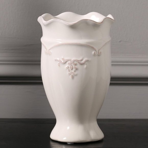 White Ceramic Modern Handmade White Centerpirces Flower vase for Home Decoration - Picture 1 of 7